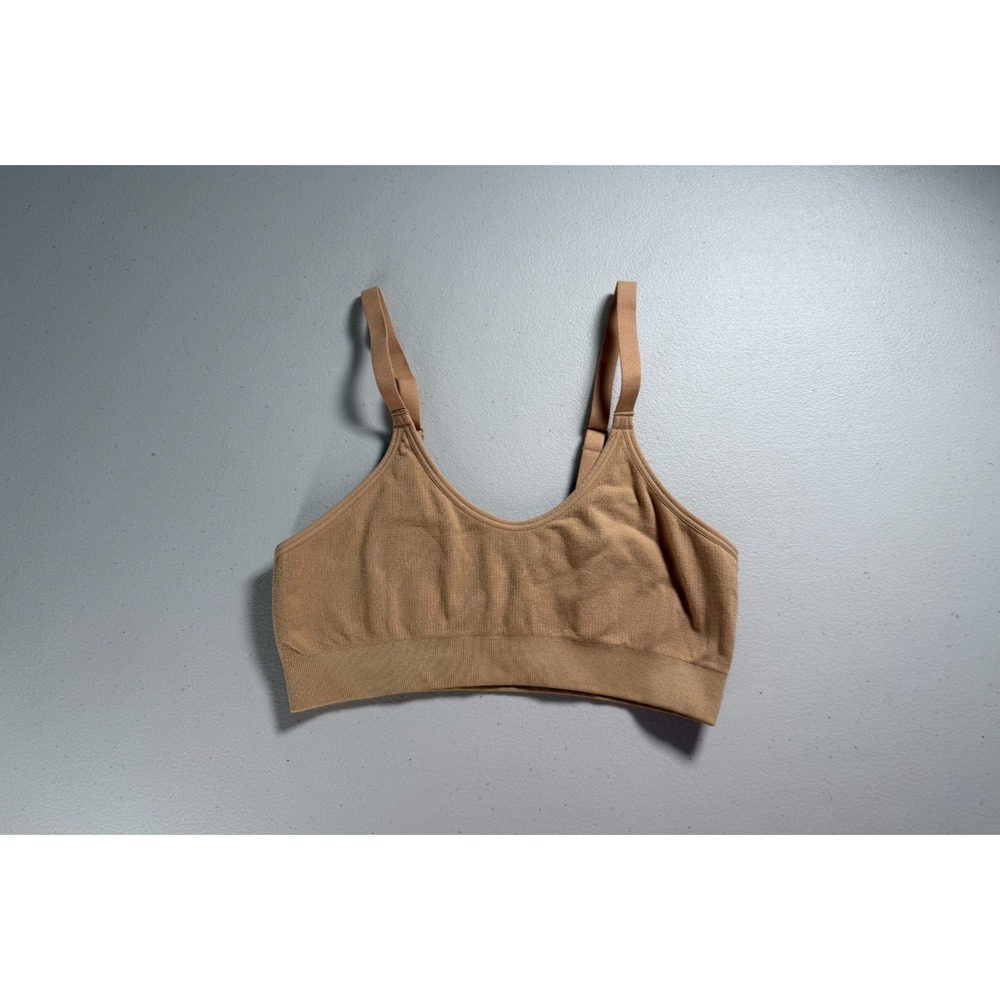 Bombas Seamless Scoop Bralette Womens S/M Nude Wirefree Buttery Soft Convertible